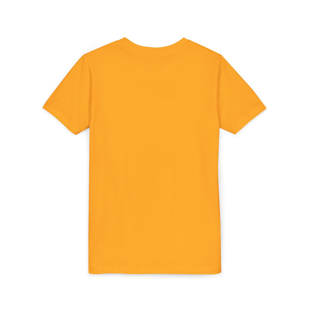 Cute Yellow Gooey Gummy Bear — "Good Vibes Only" Youth Short Sleeve Shirt
