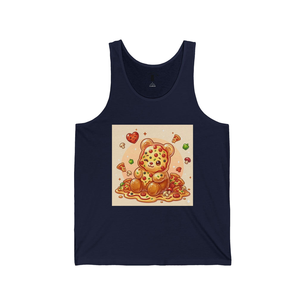 Surprise! Special Pizza, Melty Gooey Gummy Bear — Kawaii Graphic Tank Top