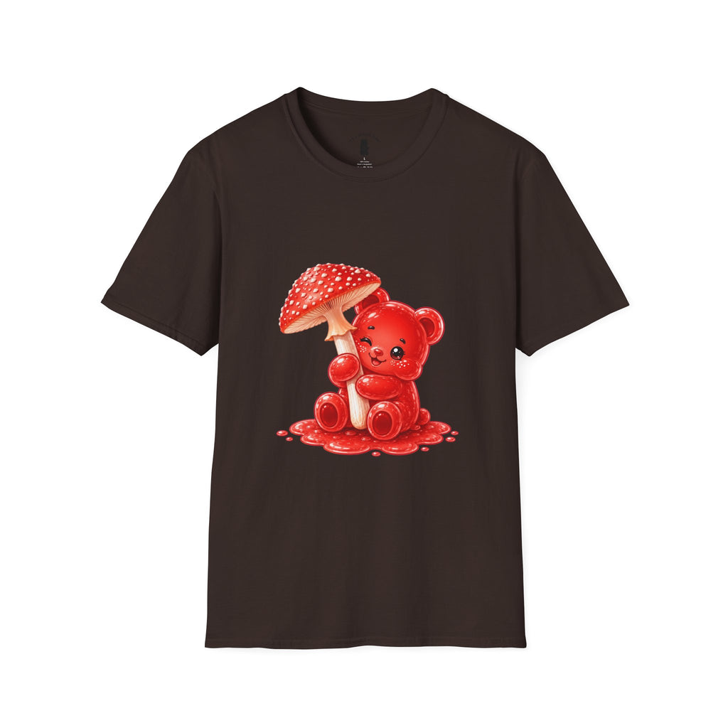 The Fly Agaric Fungi Special, Red Oozy Bear Gummy Friend- Graphic Shirt