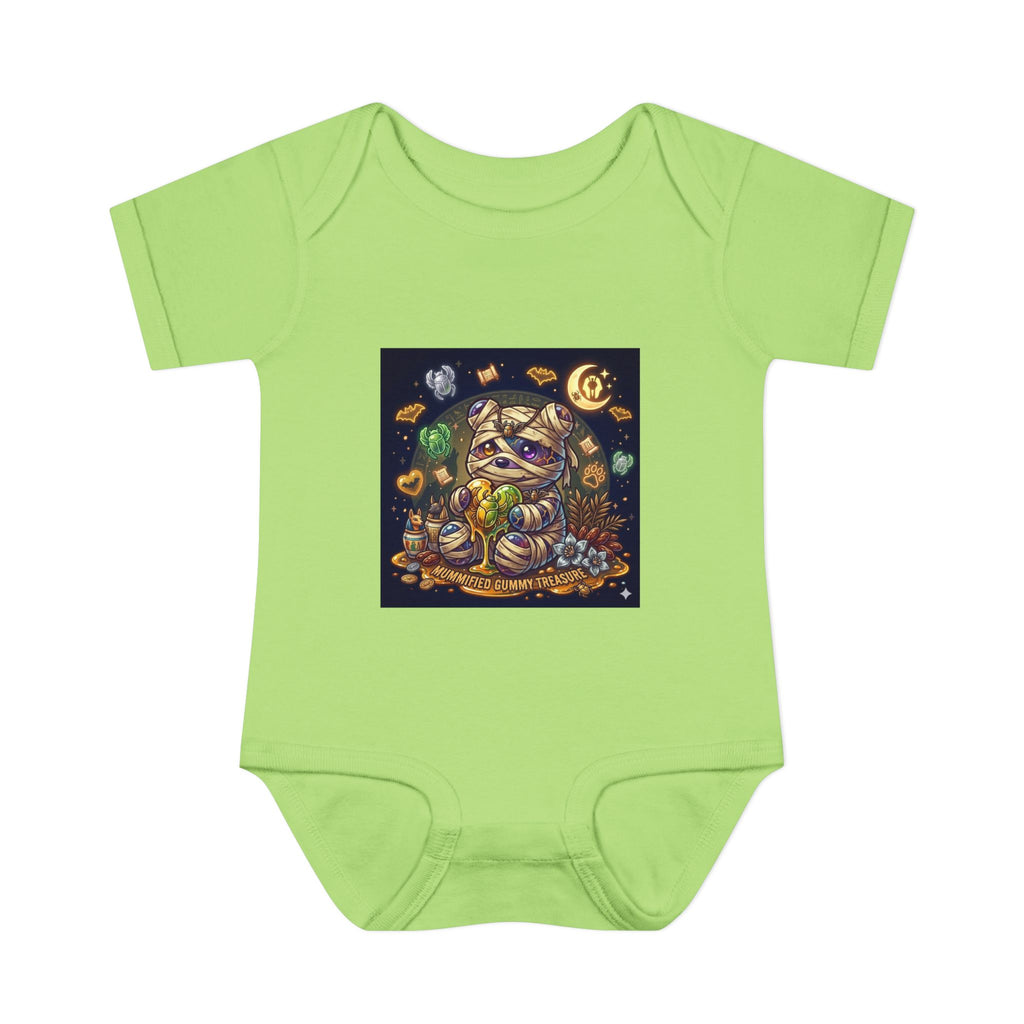 Infant Bodysuit - Cute Gooey Mummy Bear Halloween