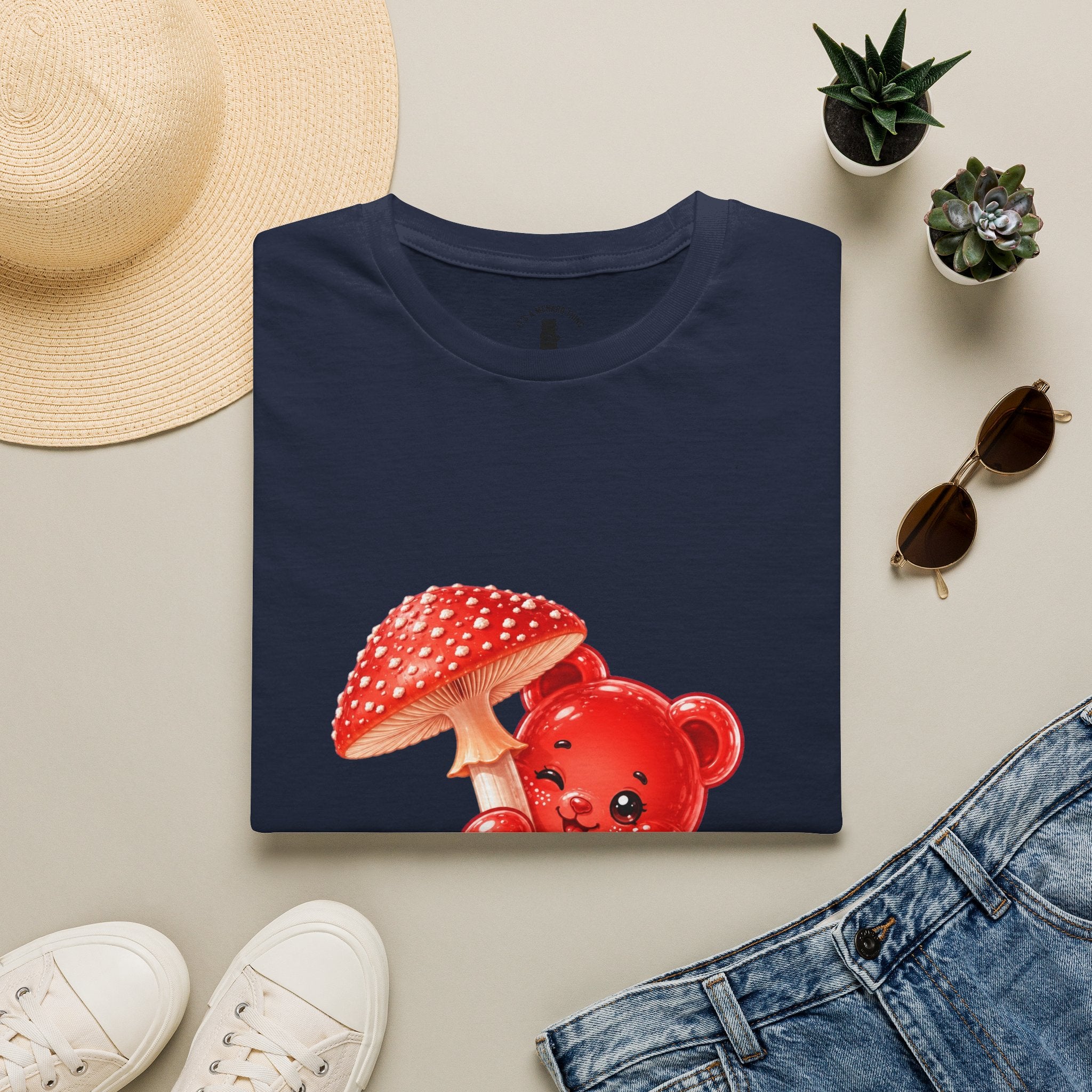 The Fly Agaric Fungi Special, Red Oozy Bear Gummy Friend- Graphic Shirt