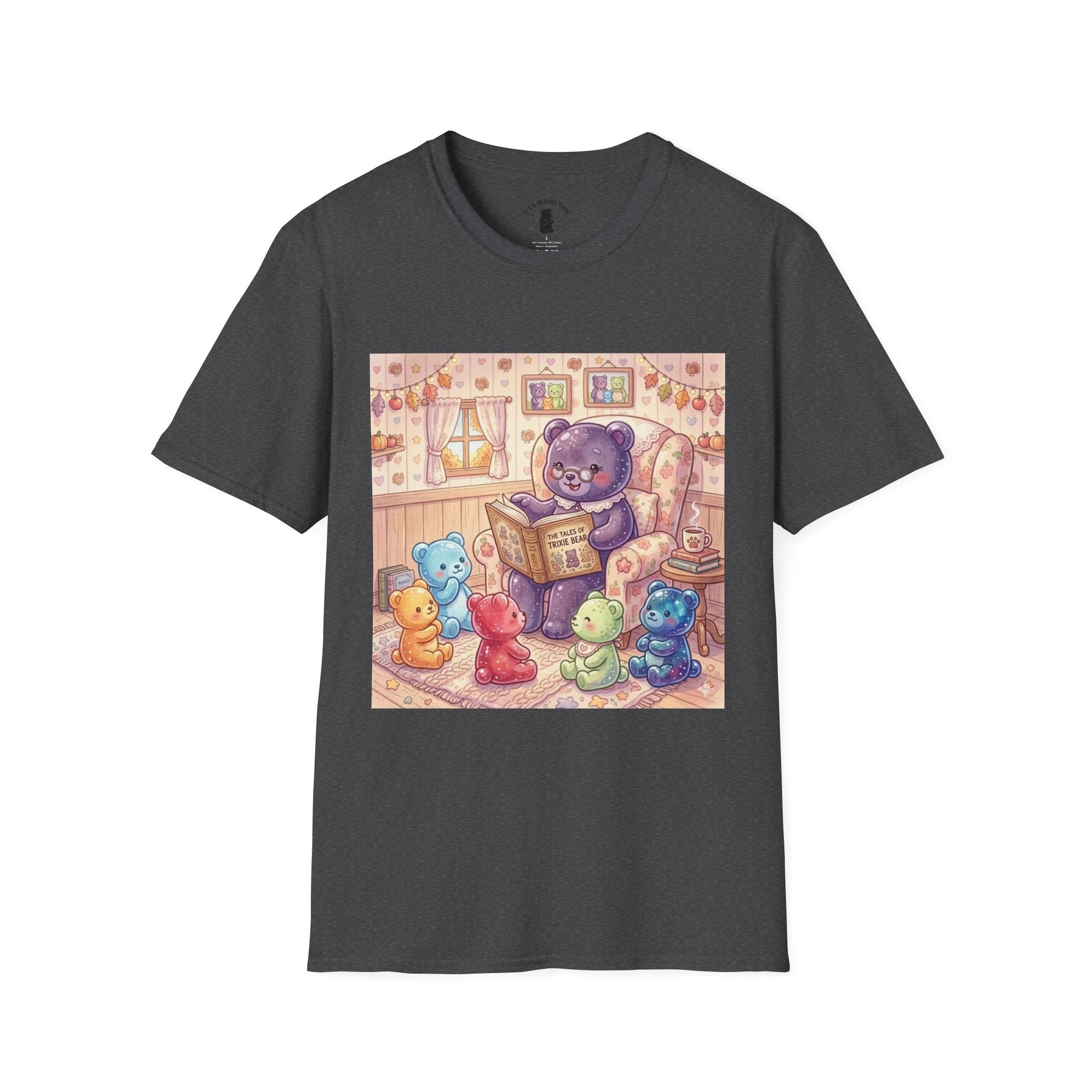 Nana Gummy Story Time, Gooey Gummy Friends- Kawaii Graphic T-Shirt