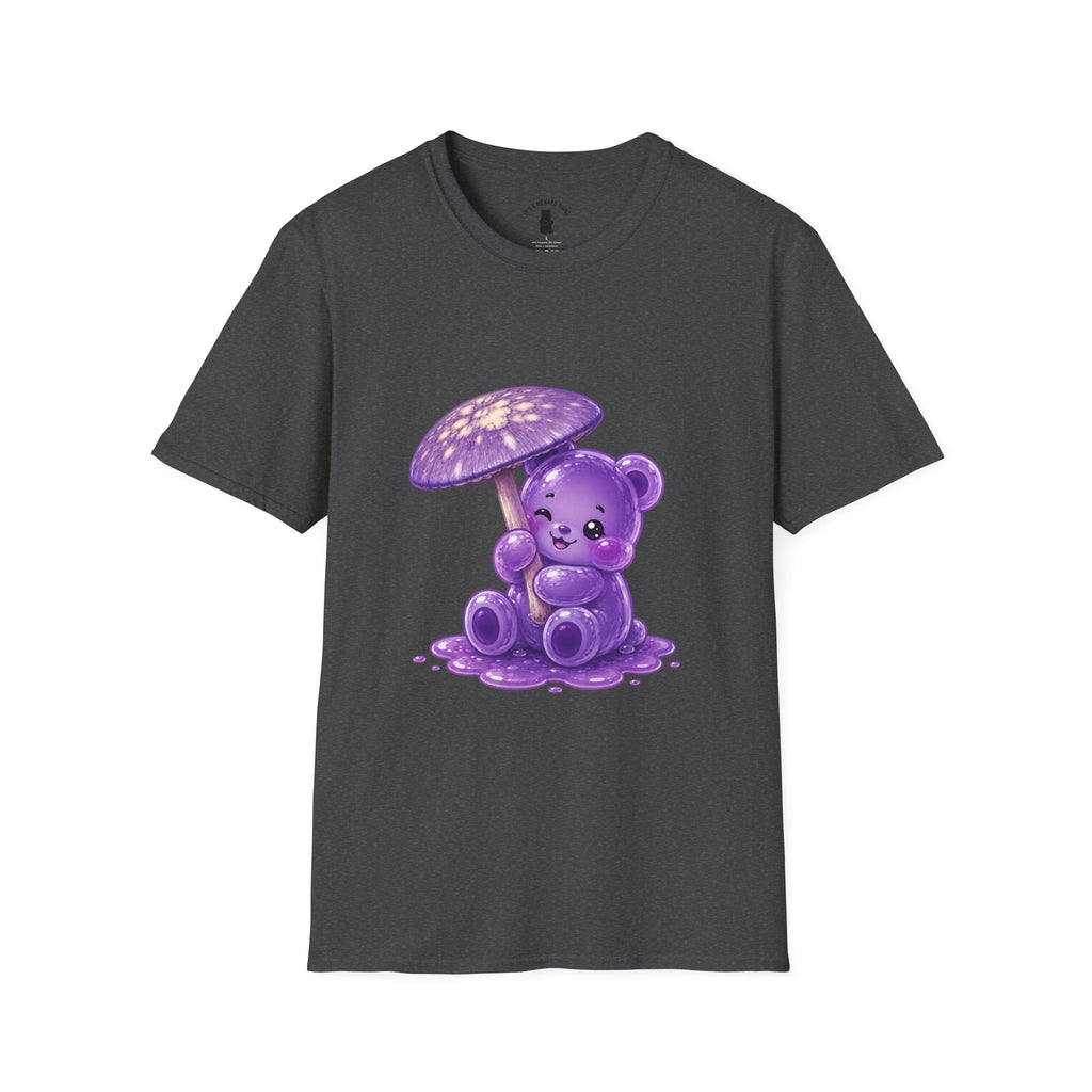 Purple Cortinarius Violaceus Mushroom Oozy Bear Special- Graphic Shirt