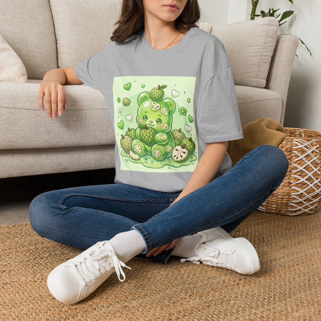 Yummy Ripe Sugar Apple, Exotic Oozy Gummy Bear- Kawaii Graphic Shirt