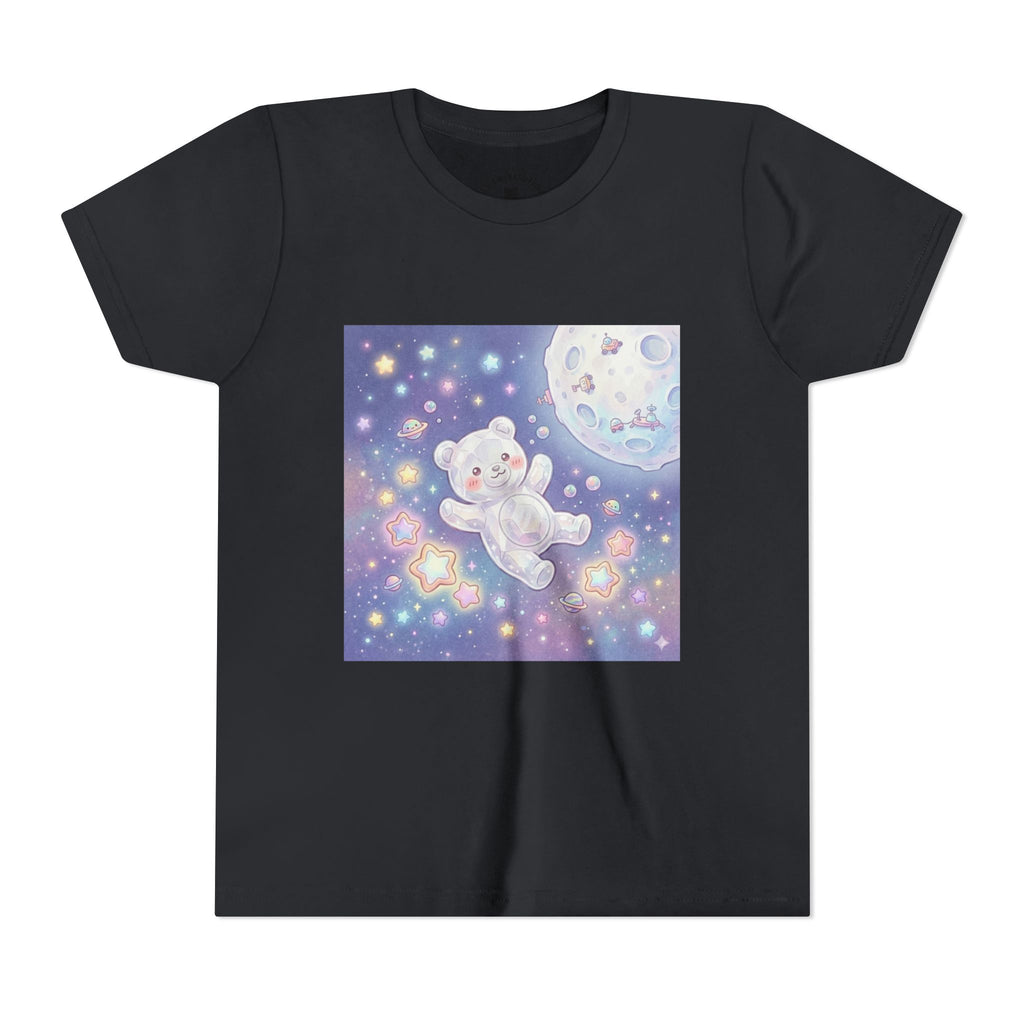 "Float Me to The Moon" Gooey White Crystal Gummy Bear Youth Tee