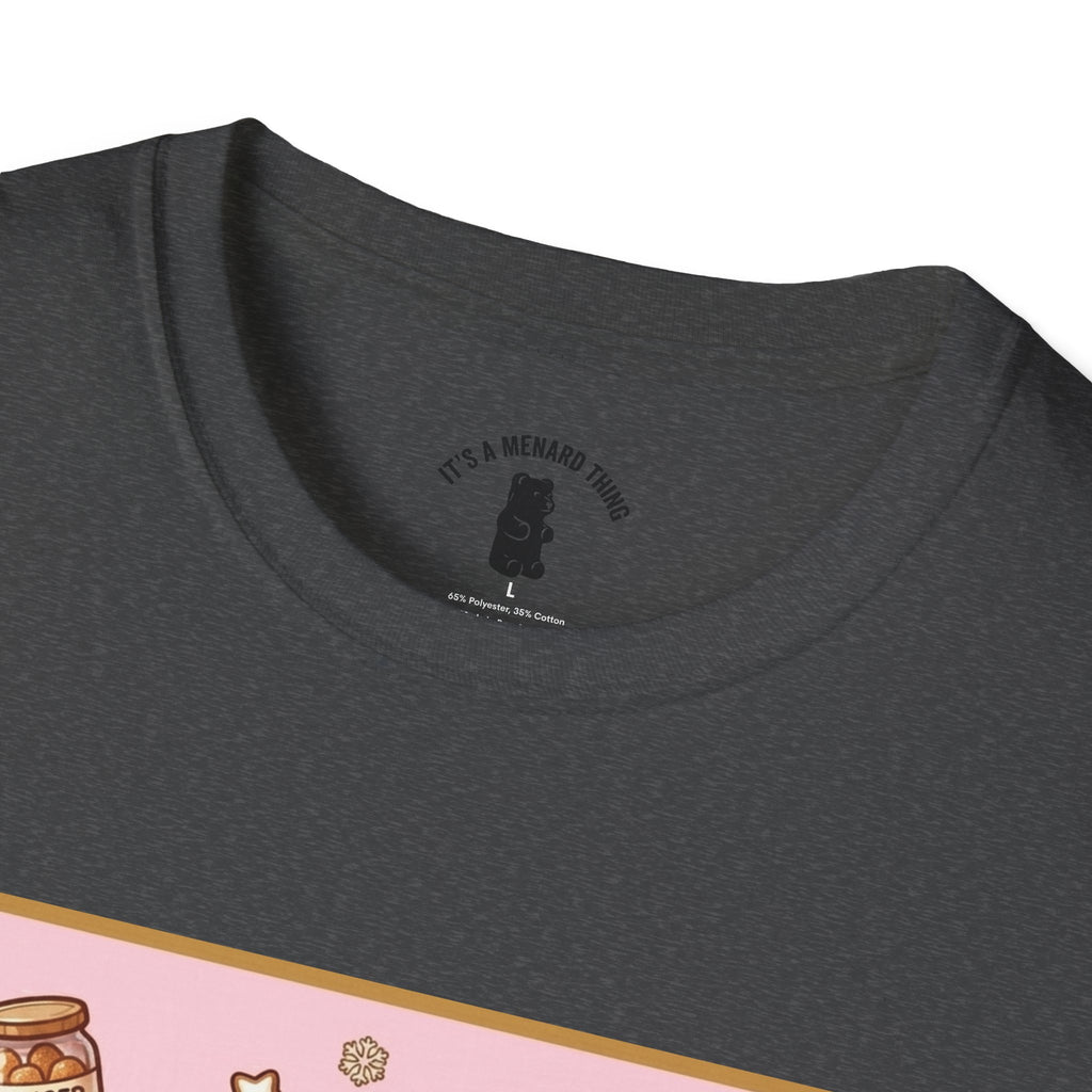 Kawaii Gingerbread Gooey Gummy Bear- Graphic T-Shirt