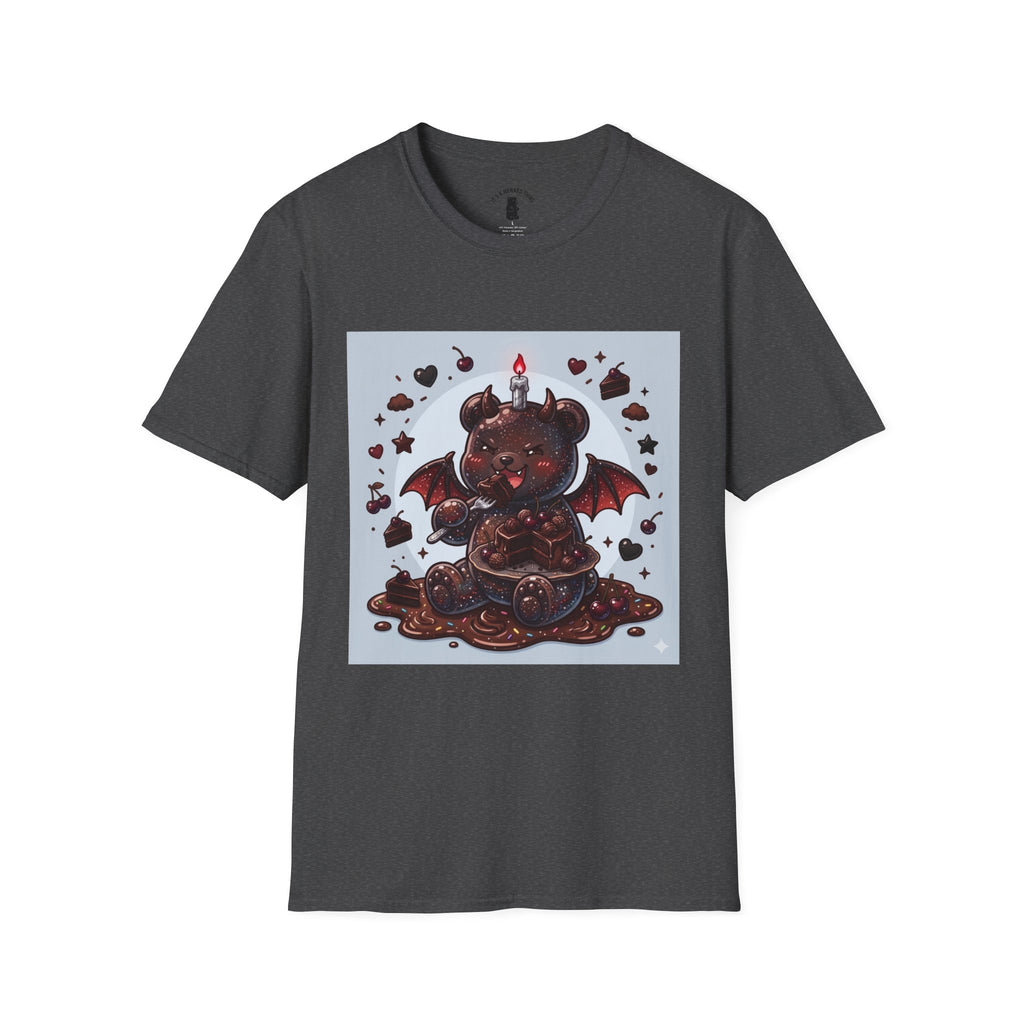 Devils food Cake Demon, Gooey Fudge Gummy Bear — Kawaii Graphic Tee