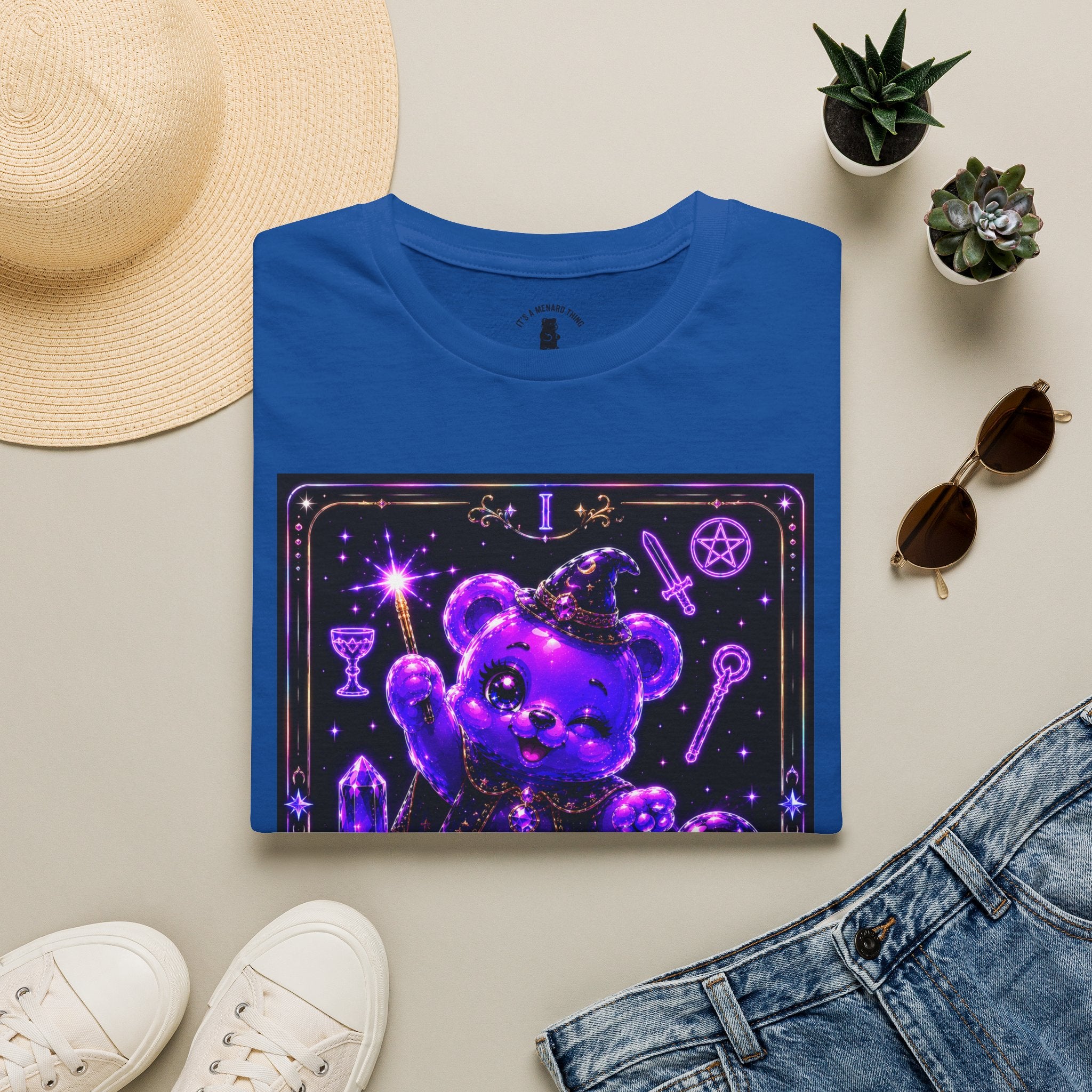 The Magician Oozy Bear Gummy Tarot Card Special Addition- Kawaii Graphic Tee