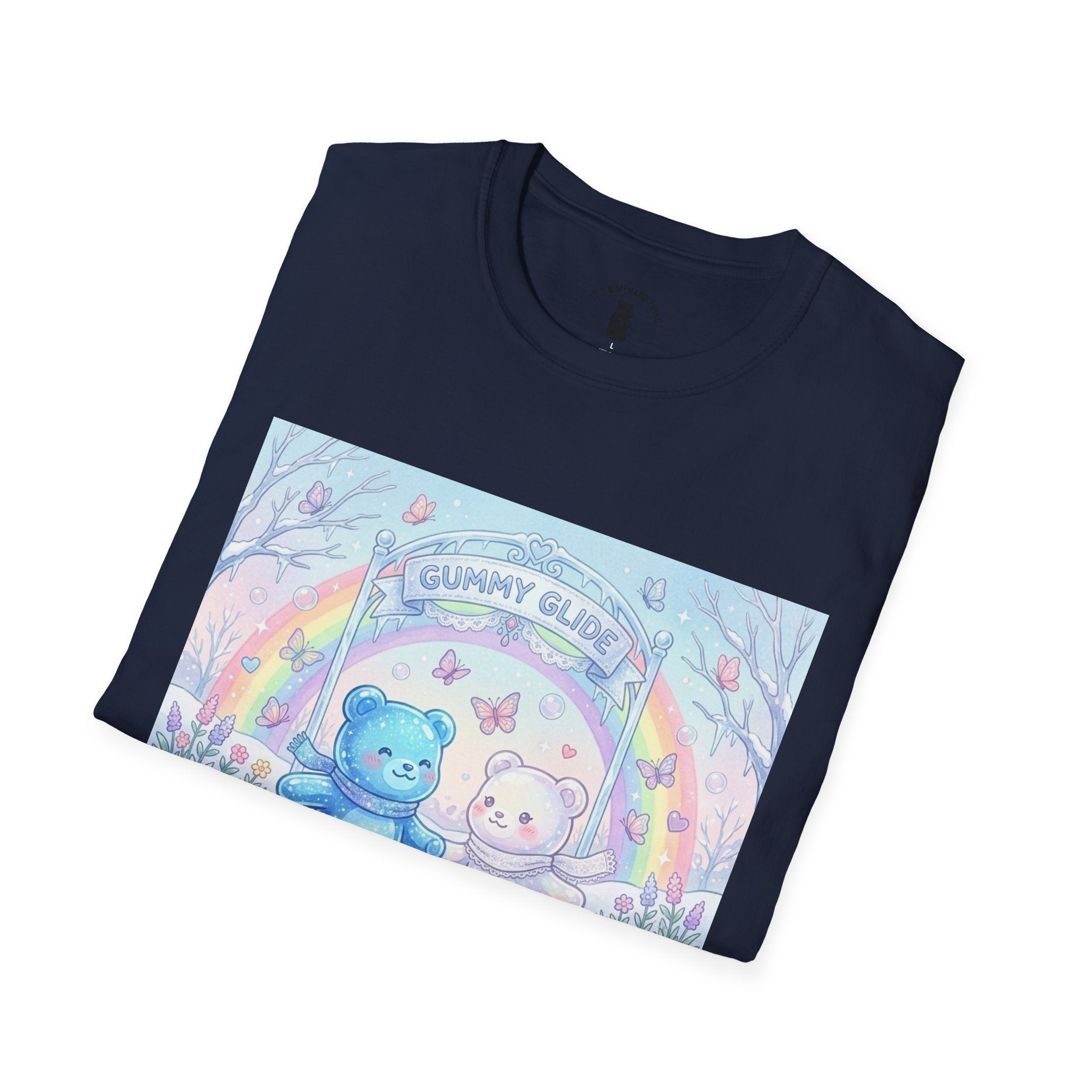 Ice Skating Romantic Adventure, Dou Gooey Gummy Bears— Kawaii Graphic T-Shirt