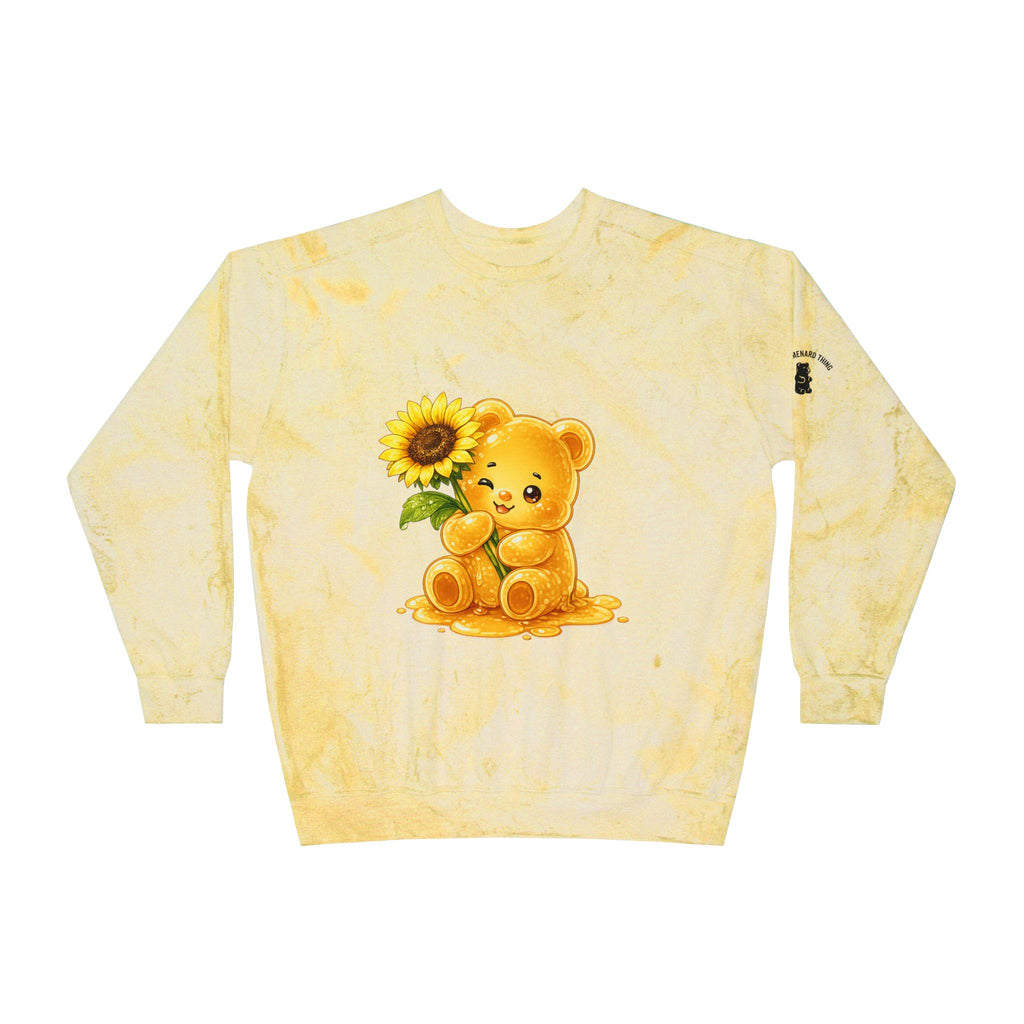 Sunflower Special, Golden Yellow Gooey Gummy Bear- Kawaii Graphic Sweatshirt