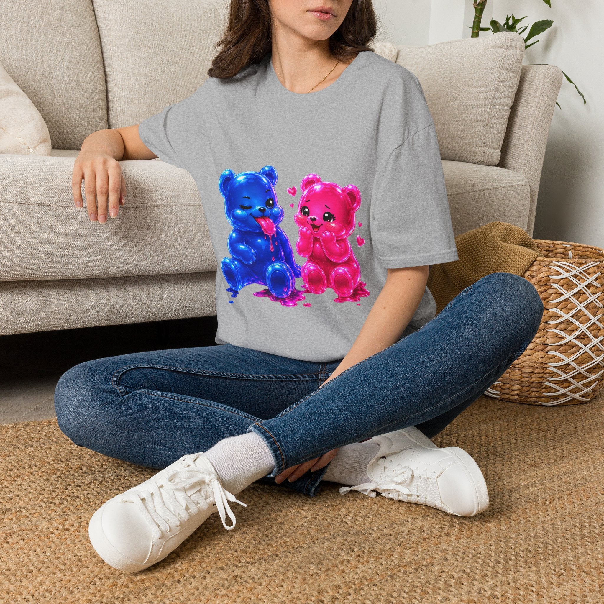 Any Suggestions? Special Additon Oozy Bears Gummy Couple- Graphic Shirt