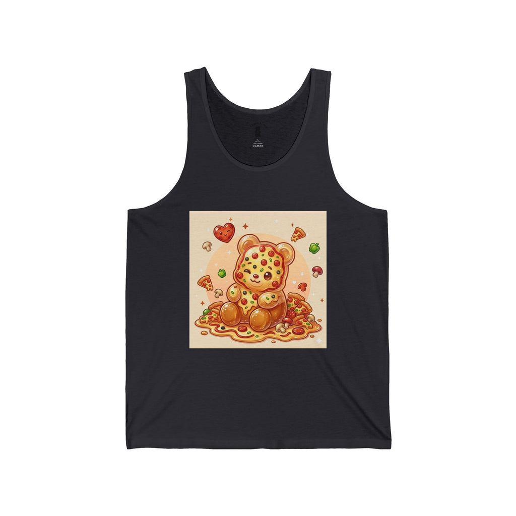 Surprise! Special Pizza, Melty Gooey Gummy Bear — Kawaii Graphic Tank Top
