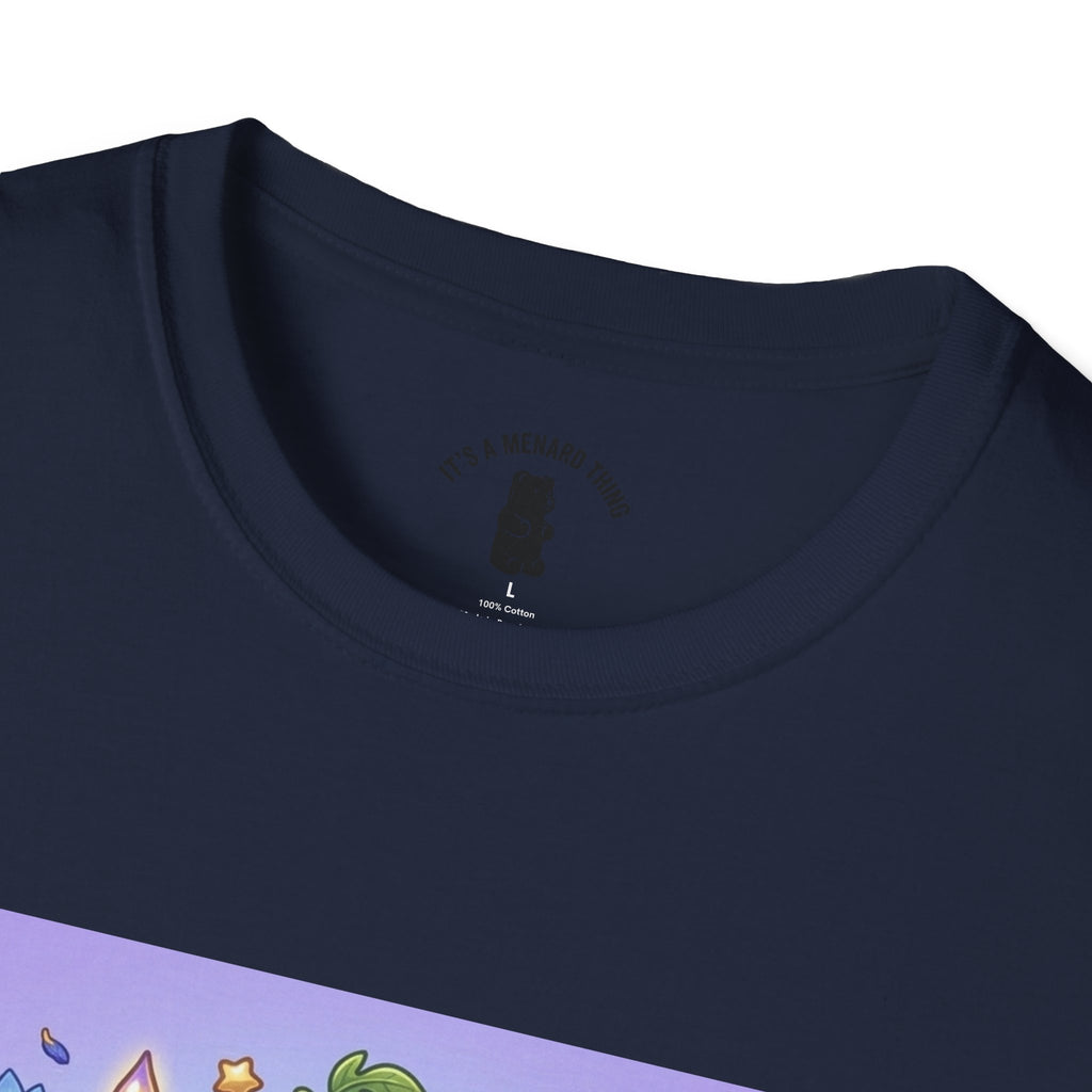 Blue Lotus Tea, Exotic Gooey Gummy Bear — Kawaii Graphic T-Shirt