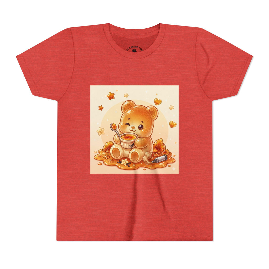 Cream Brulé Crunch Gooey Gummy Bear Graphic Youth Shirt