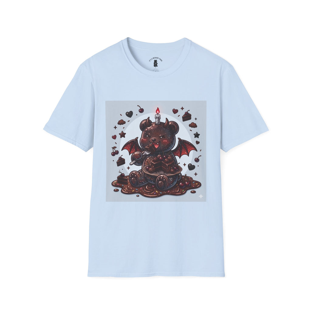 Devils food Cake Demon, Gooey Fudge Gummy Bear — Kawaii Graphic Tee
