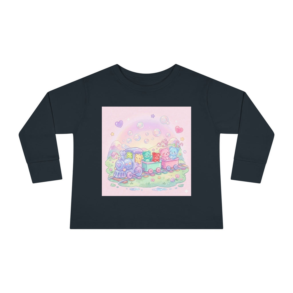 Choo-Choo Train with Friends, Oozy Bear Gummy Fun Trip- Graphic Long Sleeve Shirt
