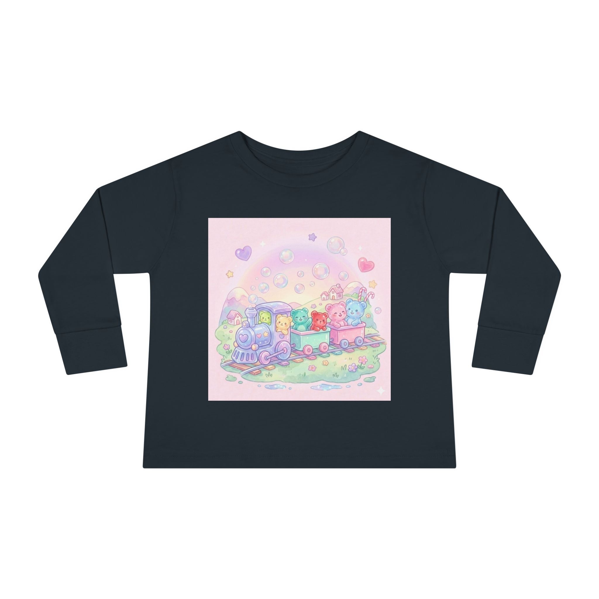 Choo-Choo Train with Friends, Oozy Bear Gummy Fun Trip- Graphic Long Sleeve Shirt