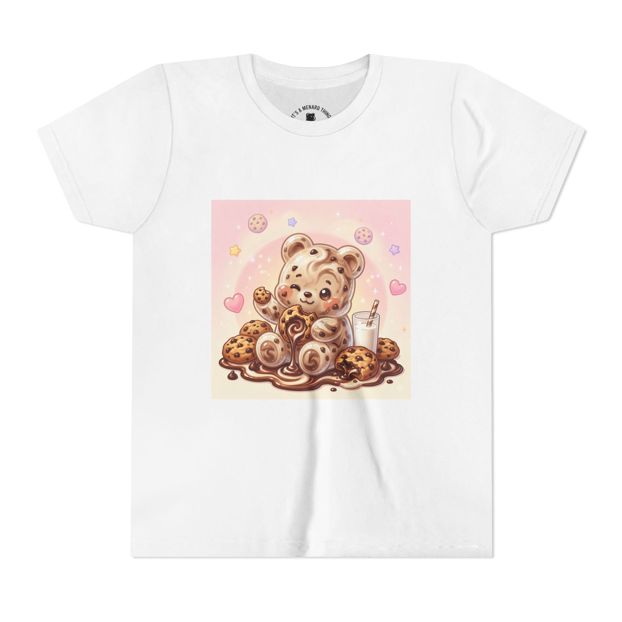 Cookies & Milk Gooey Fudge Gummy Bear Graphic Shirt