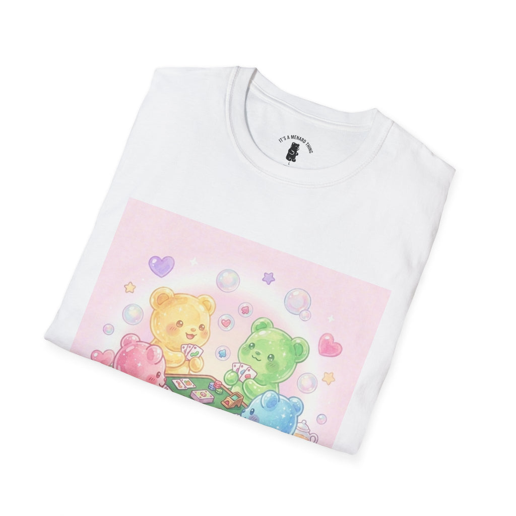 Friendly Card Game, Gooey Gummy Friends- Kawaii Graphic T-Shirt