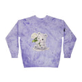 White Rose Beauty, Special Gooey Gummy Bear -Tie-Dye Graphic Sweatshirt