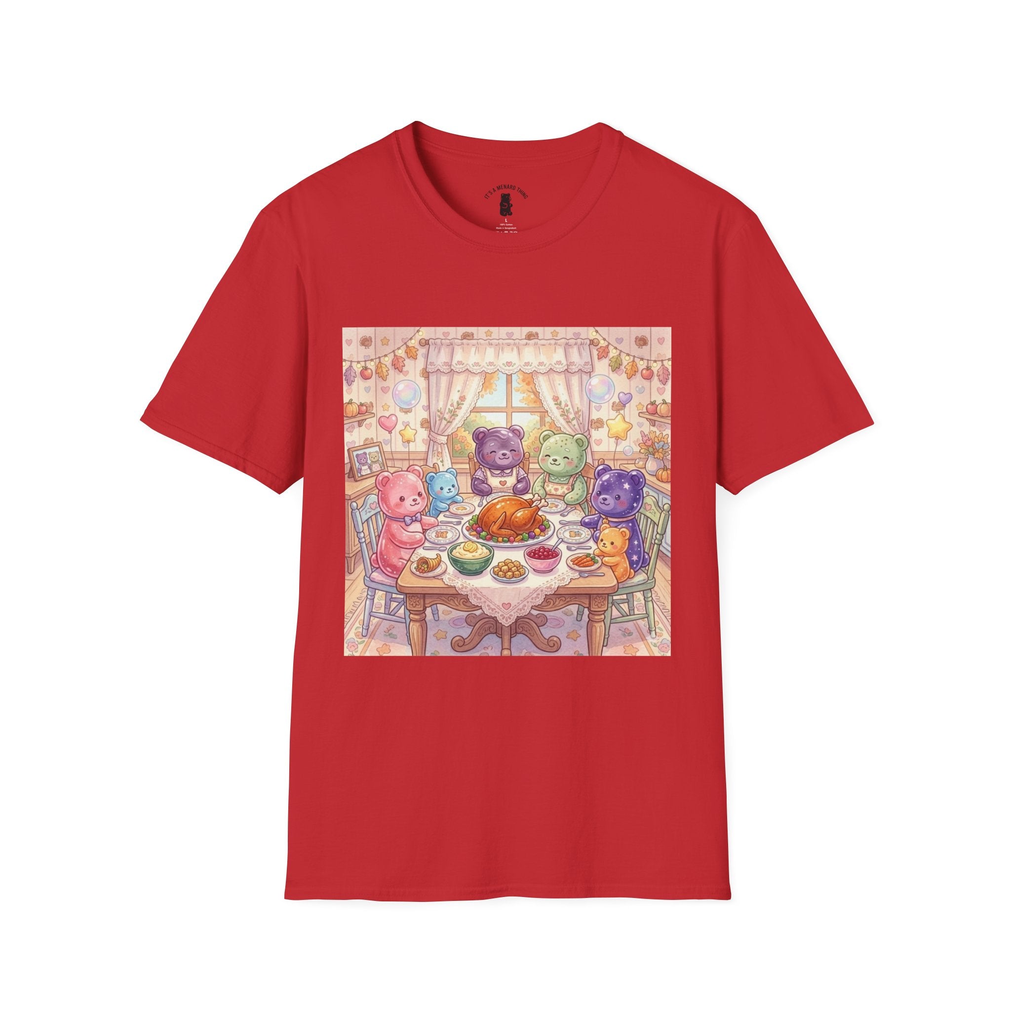 Thanksgiving with the Gummy family, Gooey Gummy Friends- Kawaii Graphic T-Shirt