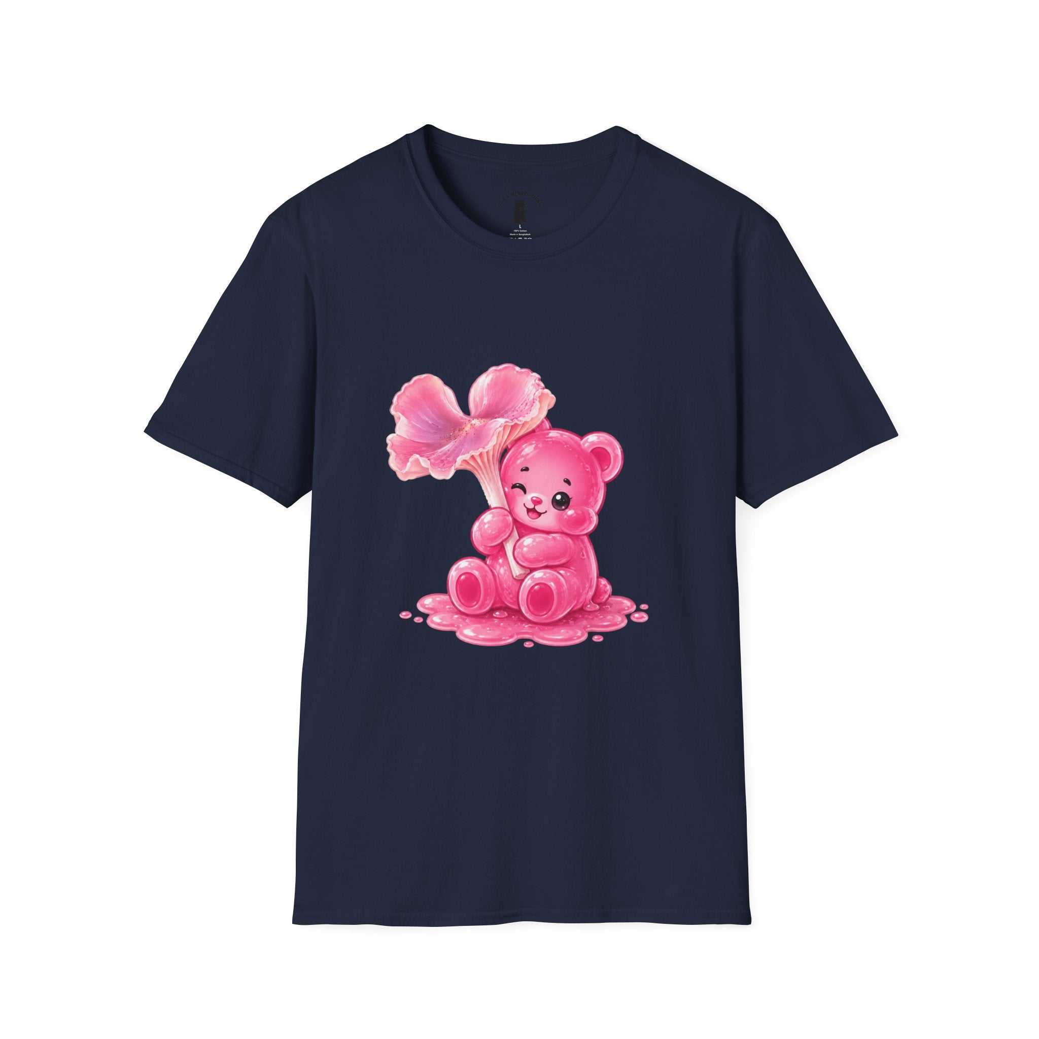 Pink Wax Cap Special Mushroom, Oozy Bear Gummy Friend- Graphic Shirt