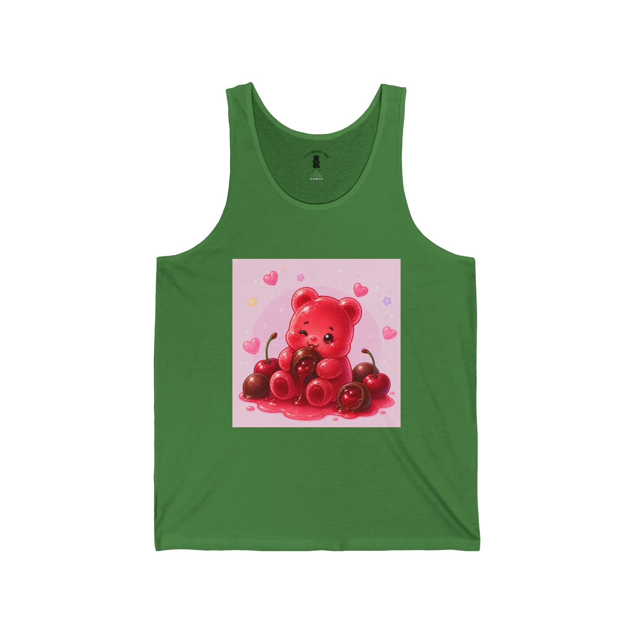 Cherry Chocolate Cordial, Red Gooey Gummy Bear- Kawaii Graphic T-Shirt