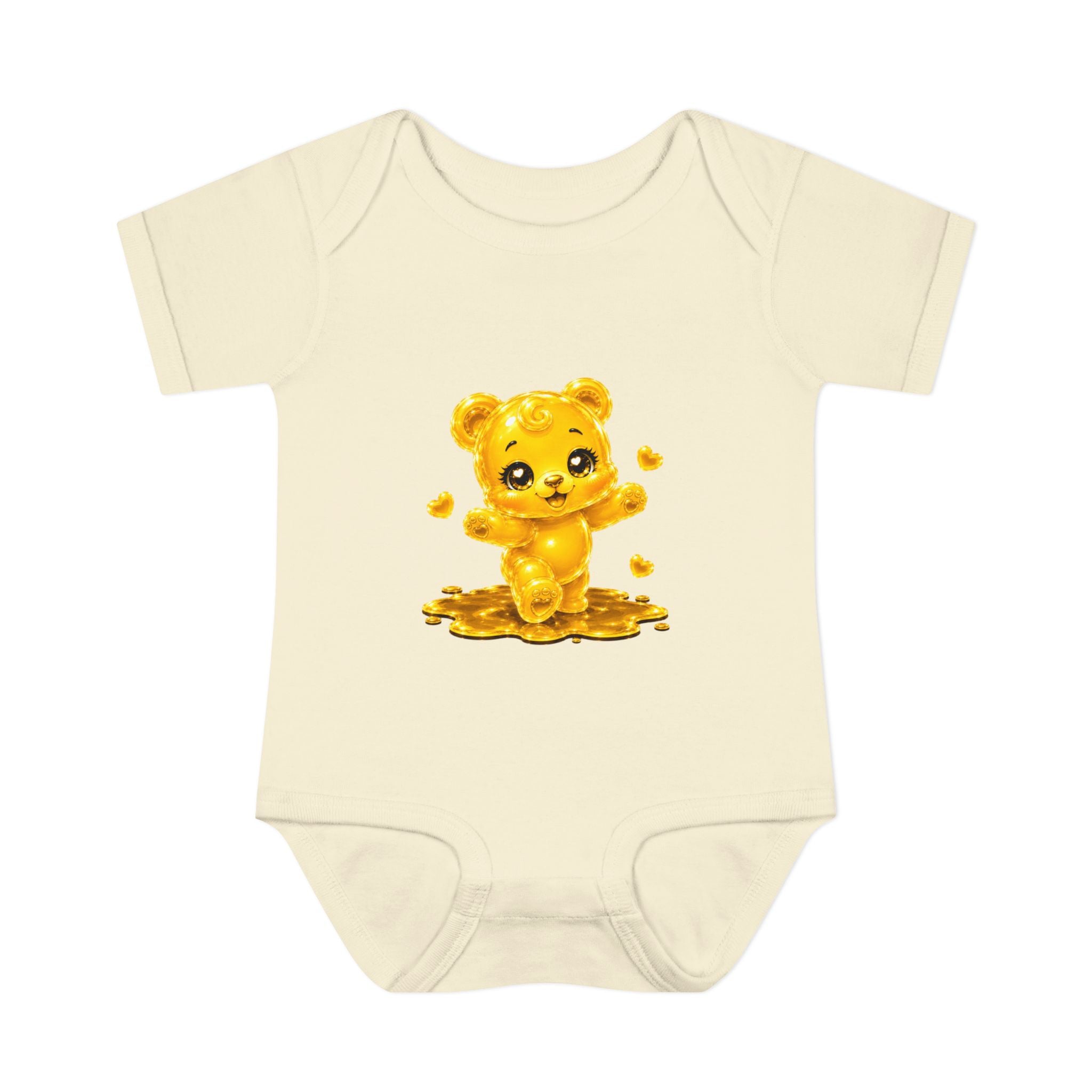 Baby Golden Oozy Gummy Bears First Steps, Cutie Addition- Graphic Onesie