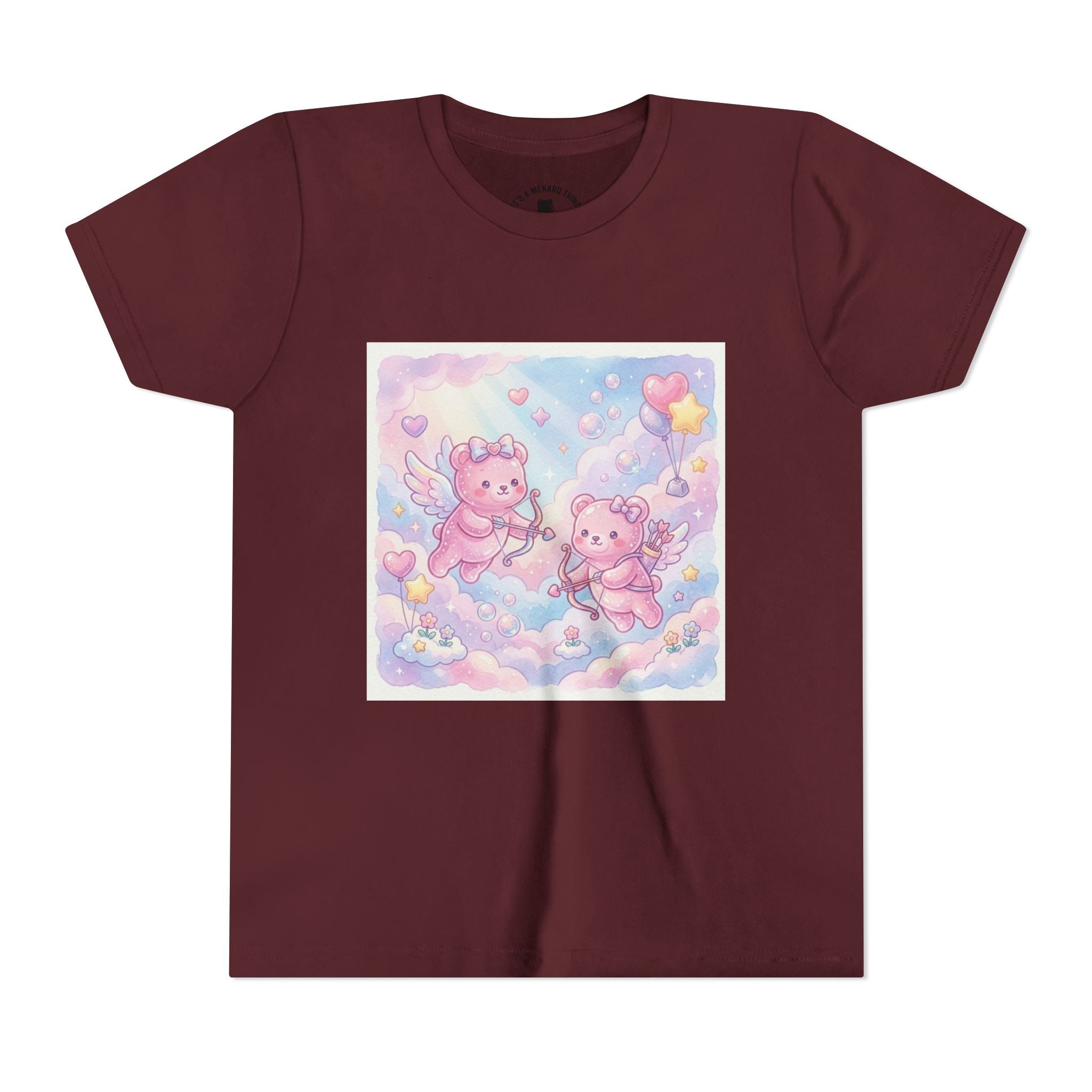 Cherub Angels Gooey Gummy Bear Friends- Hearts Pastel Cloud Graphic