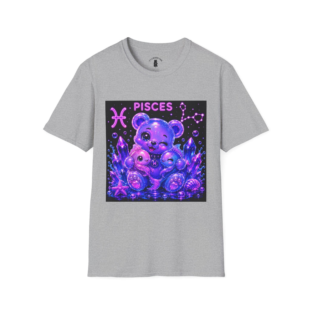Pisces Zodiac Astrology Oozy Bear Friend Special Addition- Graphic Shirt