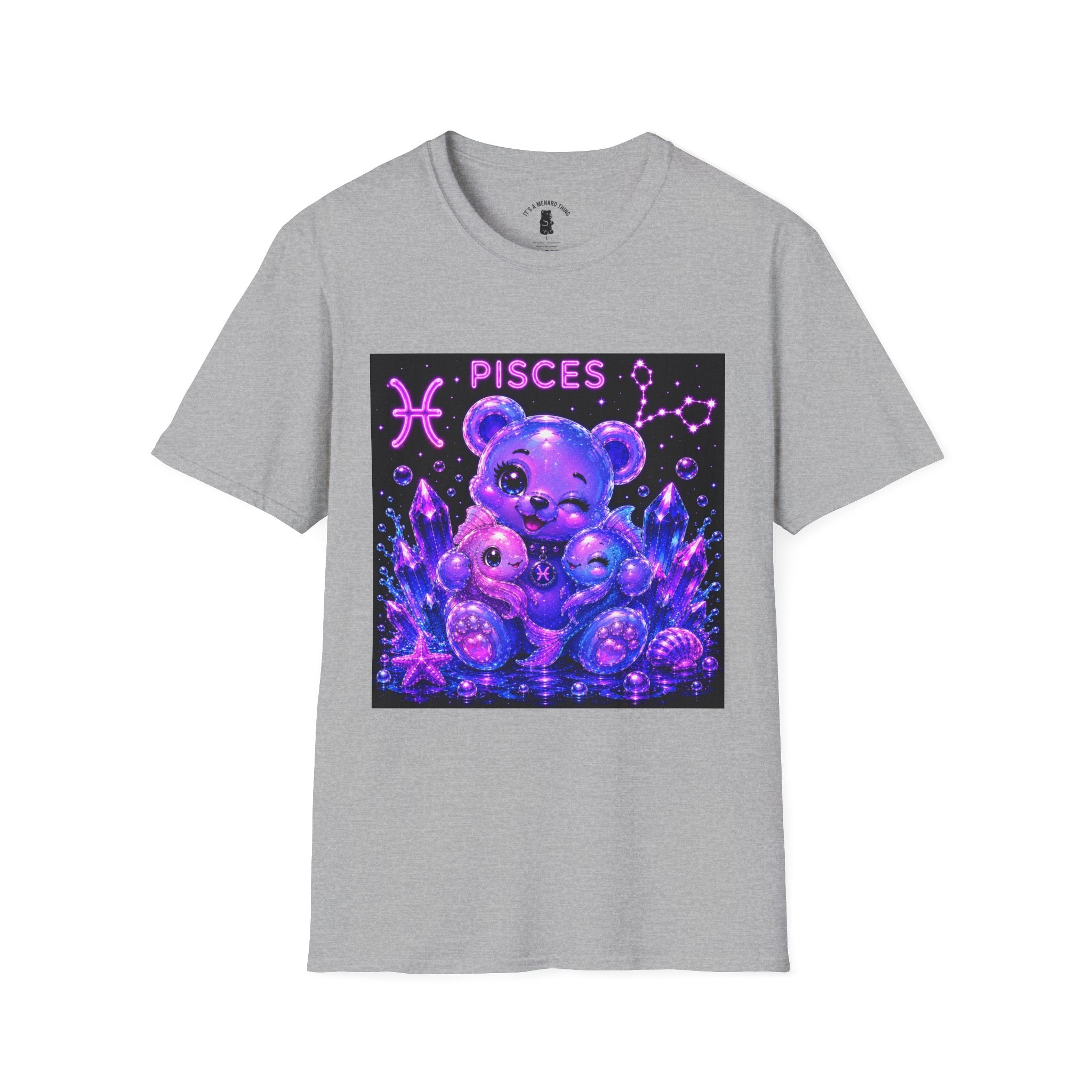Pisces Zodiac Astrology Oozy Bear Friend Special Addition- Graphic Shirt