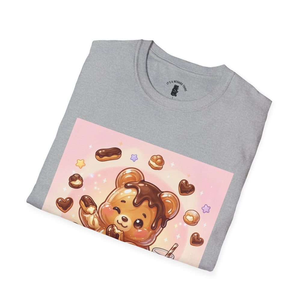 Simpley Sweet Eclair, Fudgey Oozy Bear Friend- Kawaii Graphic Shirt