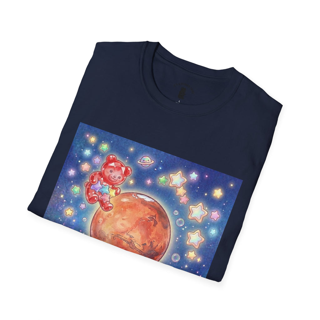 Think of Mars, Red Crystal Gooey Gummy Bear — Space Graphic T-Shirt
