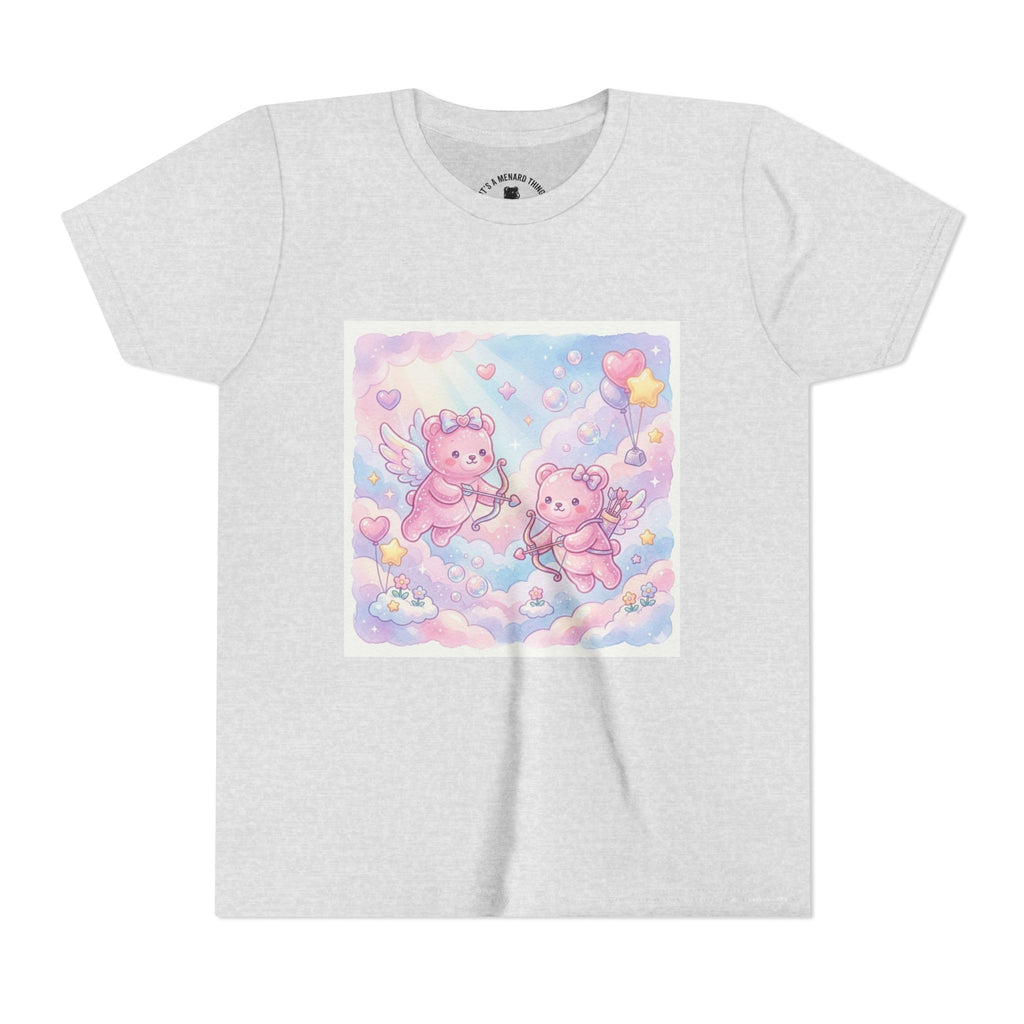 Cherub Angels Gooey Gummy Bear Friends- Hearts Pastel Cloud Graphic
