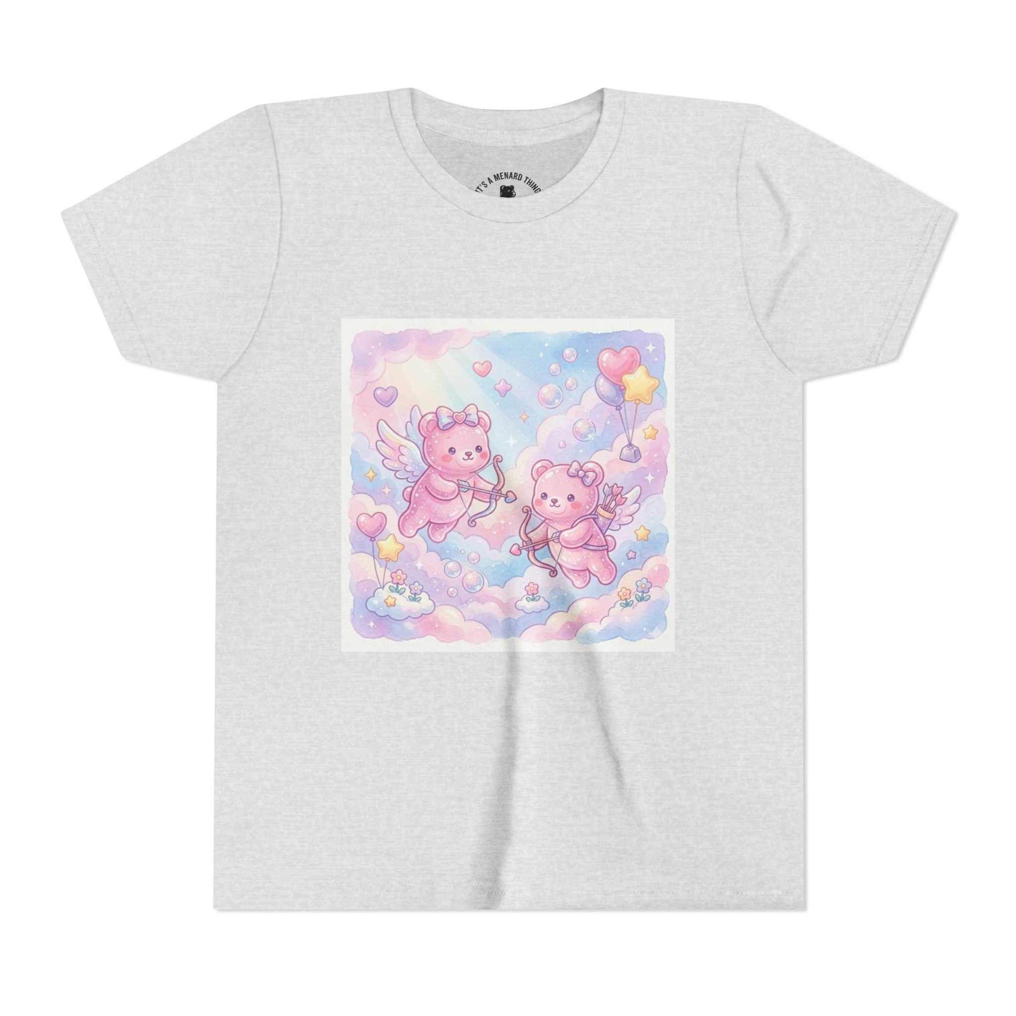 Cherub Angels Gooey Gummy Bear Friends- Hearts Pastel Cloud Graphic