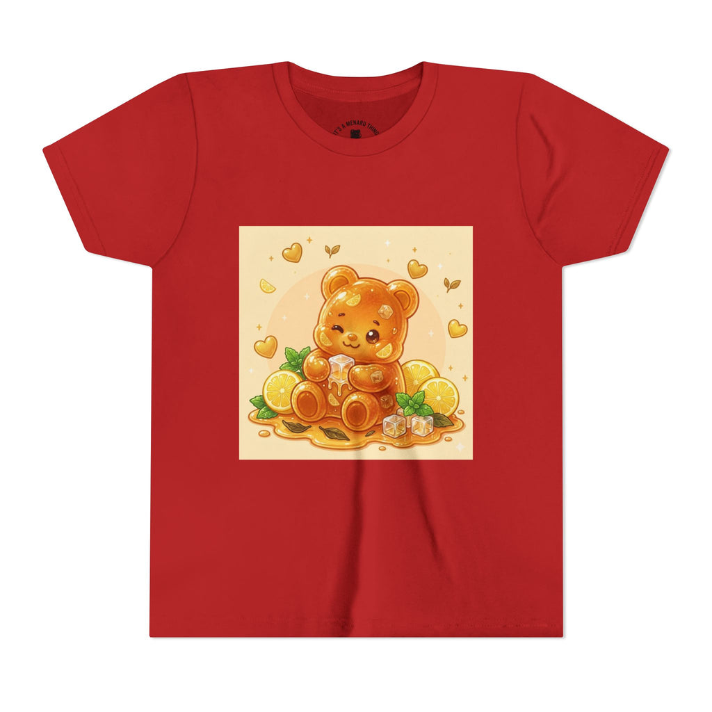 Honey Lemon Iced-Tea Gooey Gummy Bear Youth T-Shirt