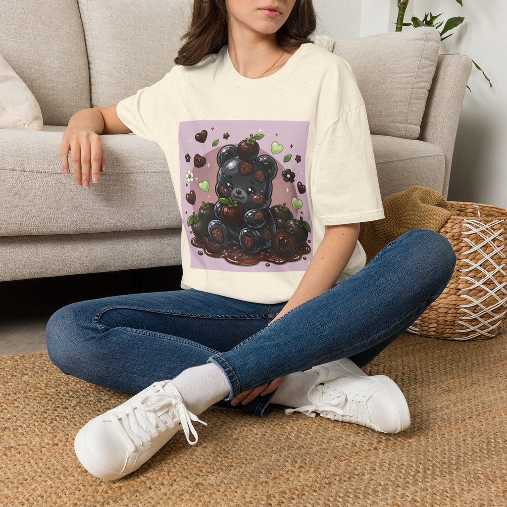 Special Black Sapote Fruit, Exotic Oozy Gummy Bear — Kawaii Graphic Shirt