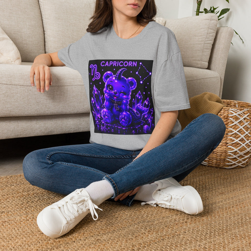 Capricorn Zodiac Constellation Oozy Bear Friend- Graphic Shirt
