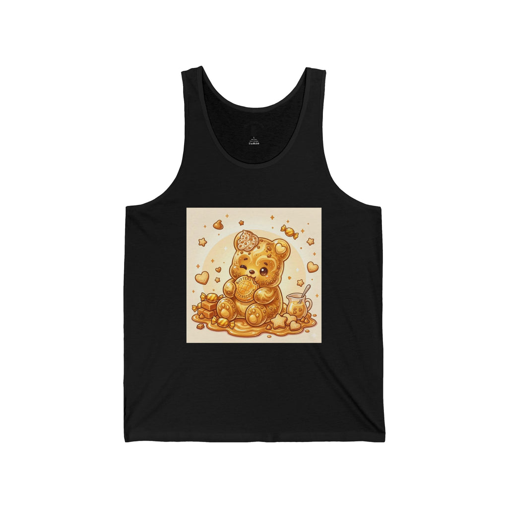Butterscotch Golden Gooey Gummy Bear Friend — Cute Graphic Tank Top