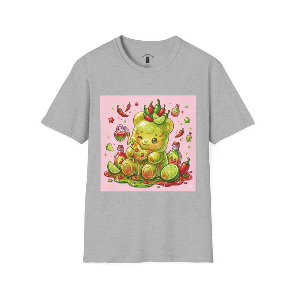 Adorable sweet Chili Lime, Exotic Gooey Gummy Bear— Kawaii Graphic T-Shirt