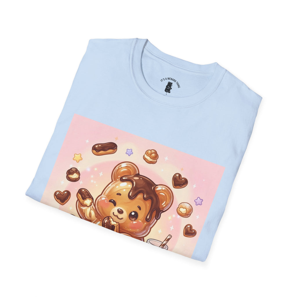Simpley Sweet Eclair, Fudgey Oozy Bear Friend- Kawaii Graphic Shirt