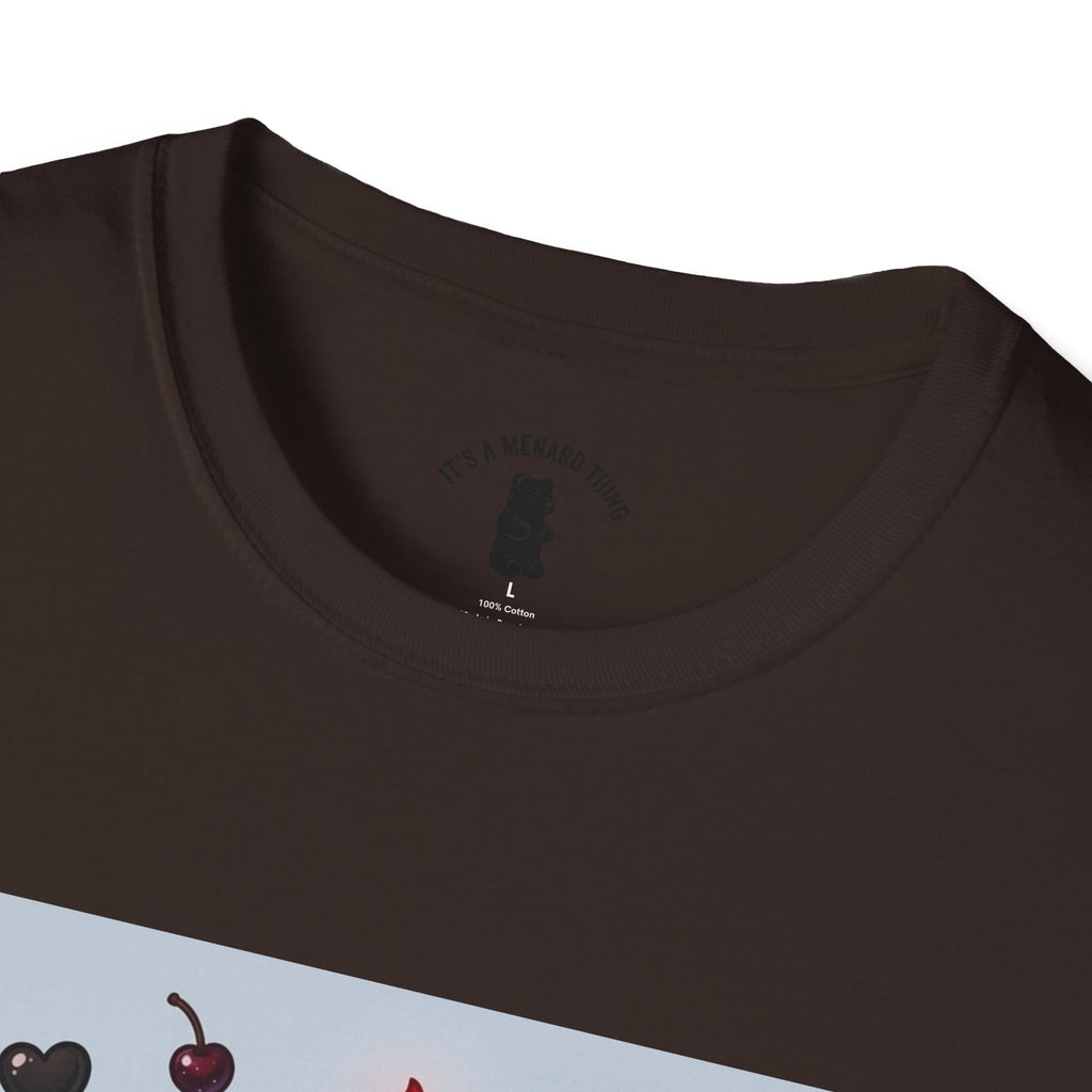 Devils food Cake Demon, Gooey Fudge Gummy Bear — Kawaii Graphic Tee