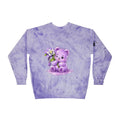 The Colorado Blue Columbine Flower, Purple Special Gooey Gummy-Tie-Dye Graphic Sweatshirt