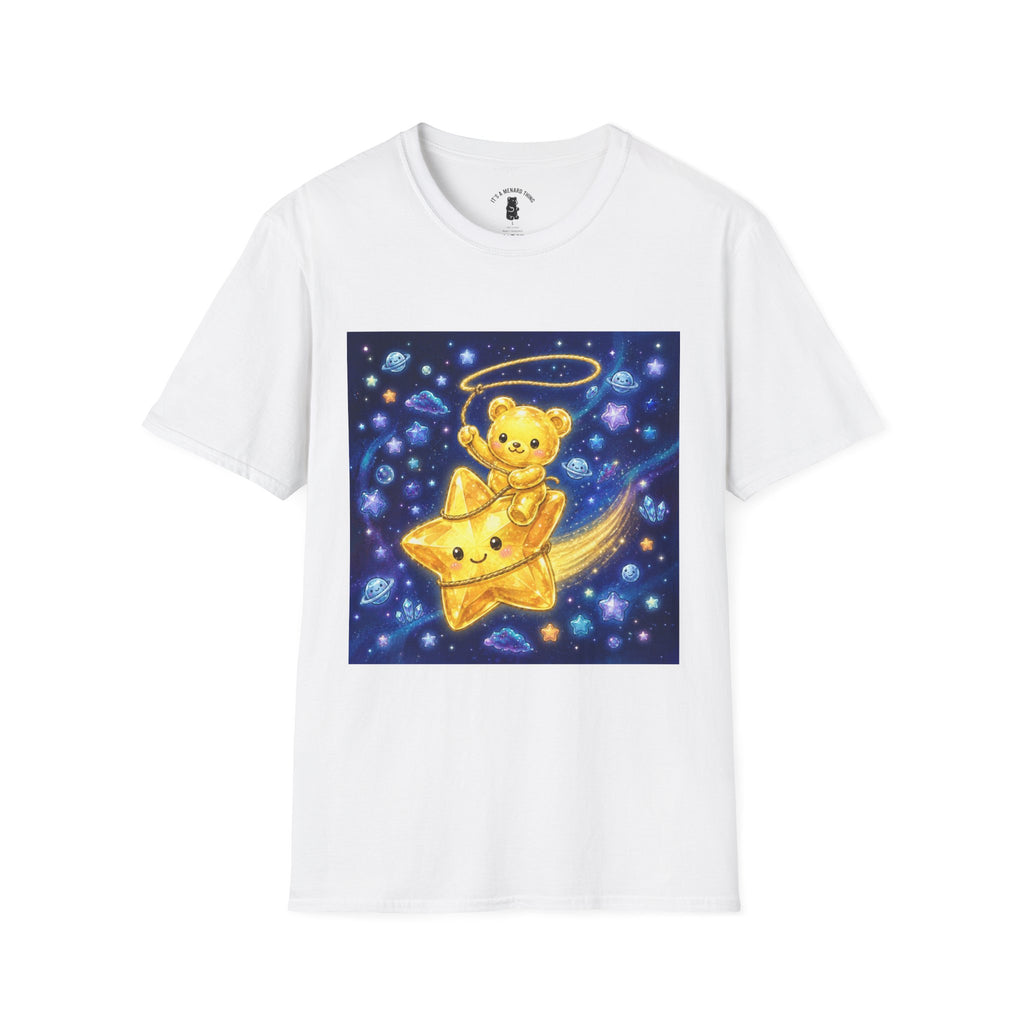 Rodeo Star, Golden Crstyal Gooey Gummy Bear- Kawaii Graphic T-Shirt