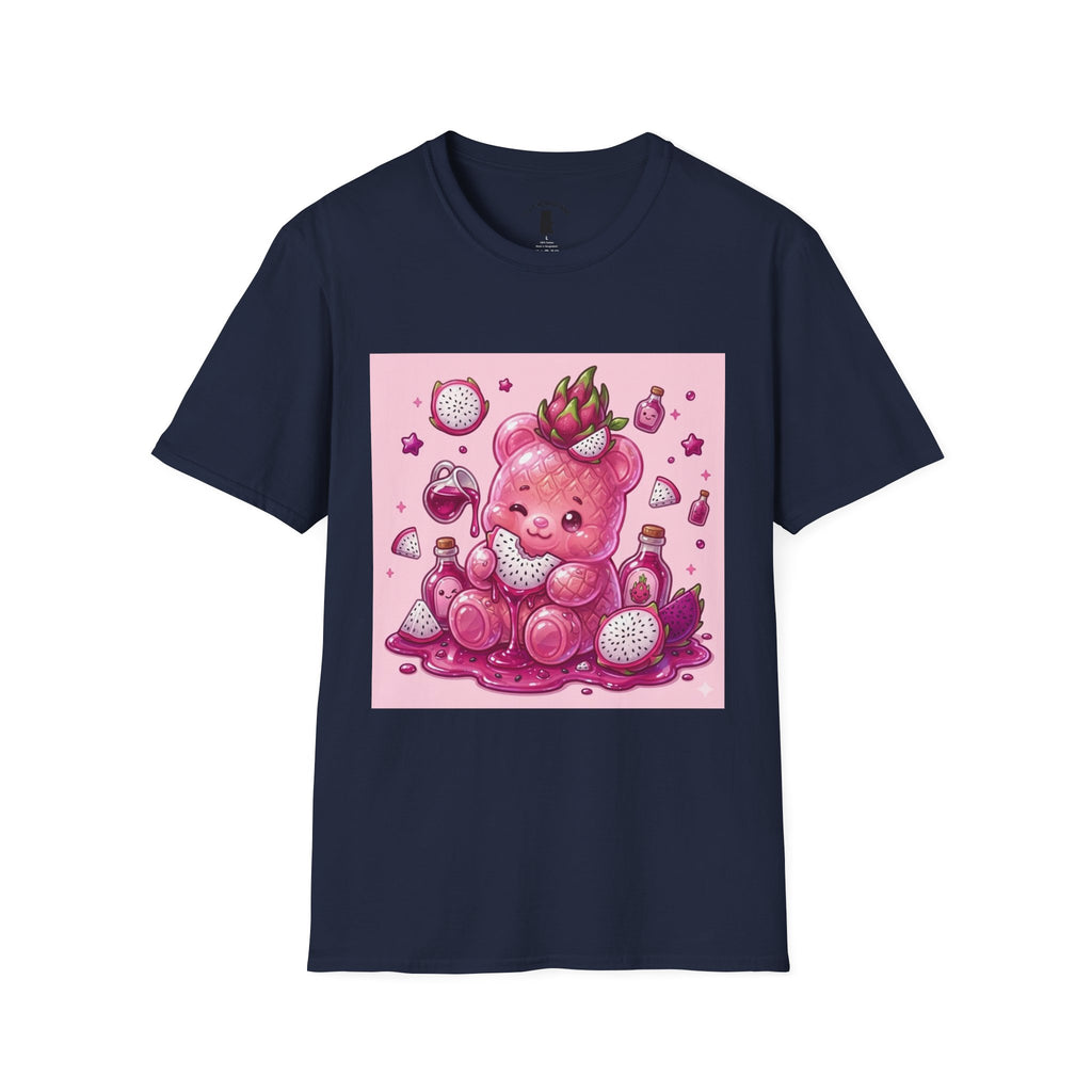 Exotic Pink Dragon Fruit Gooey Gummy Bear  — Adorable Graphic T-Shirt