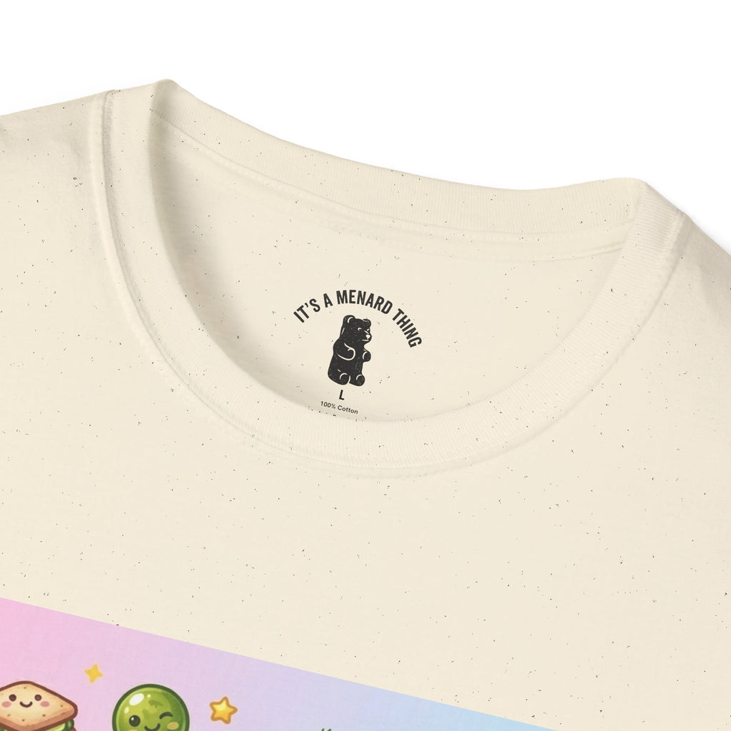 Sour Dill Pickle, Exotic Gooey Gummy Bear — Kawaii Graphic T-Shirt
