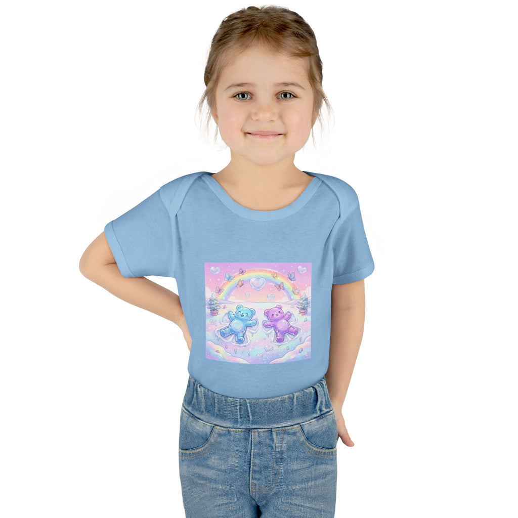 Twin Snow Angel Gooey Gummy Bears Infant Bodysuit — Cute Baby Onesie