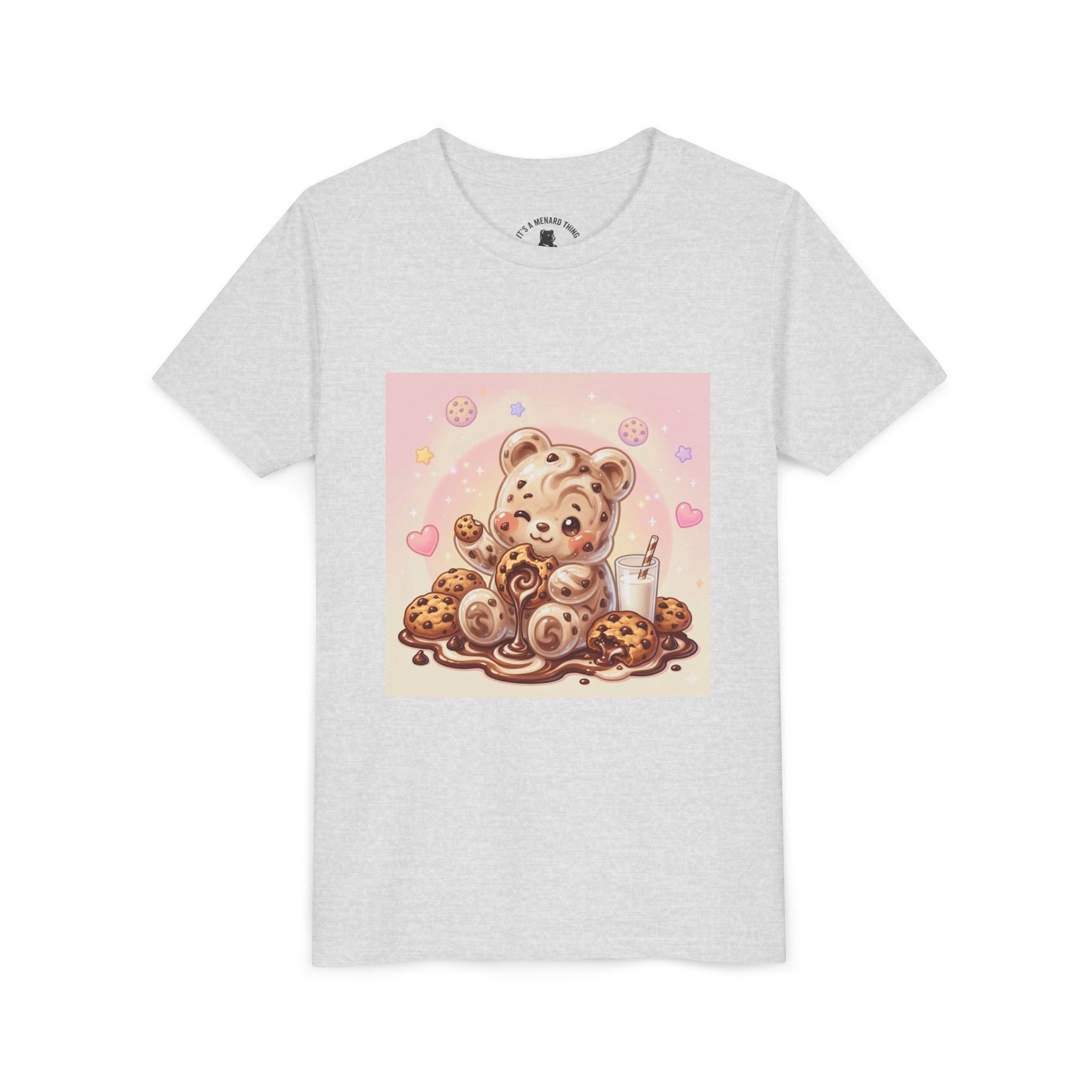 Cookies & Milk Gooey Fudge Gummy Bear Graphic Shirt
