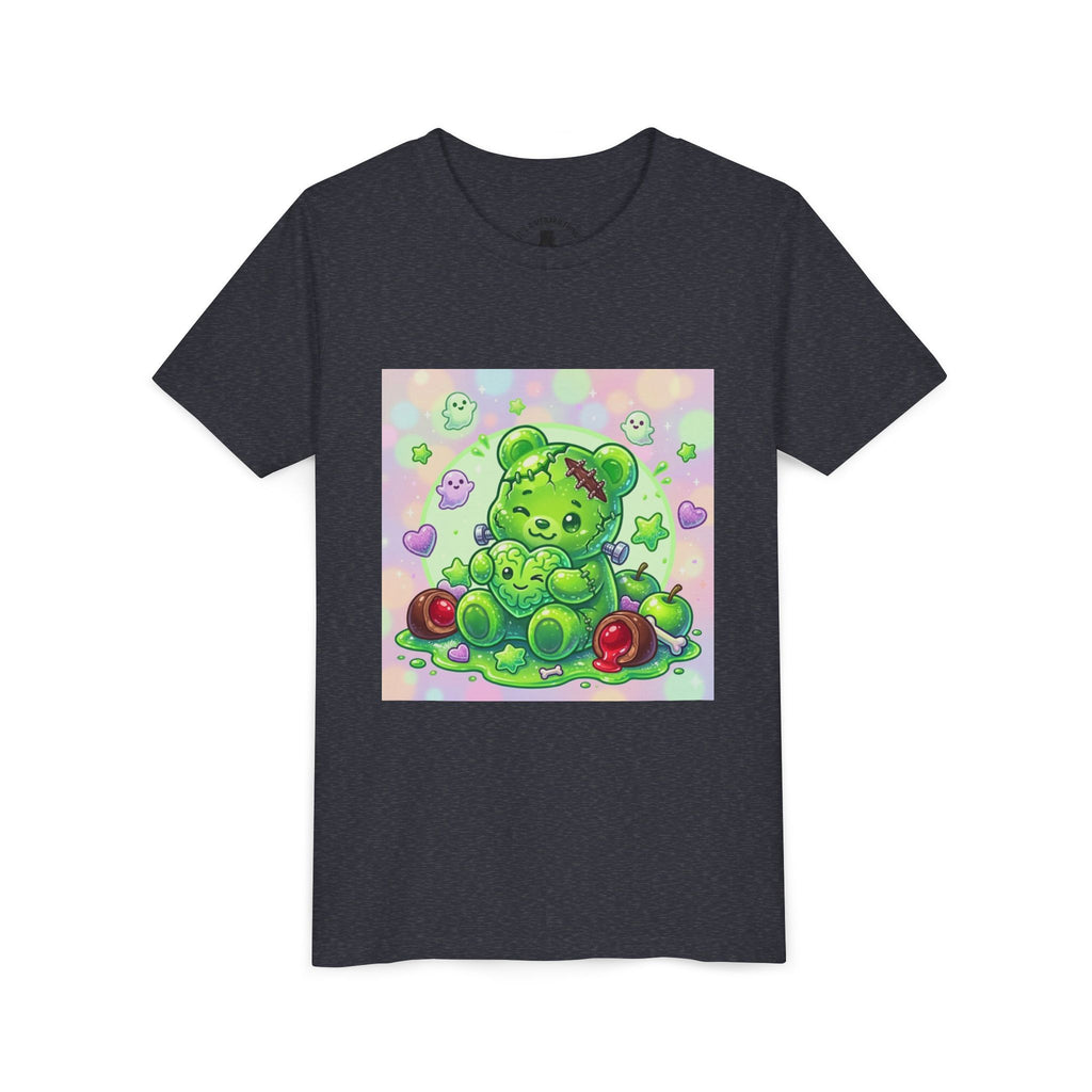 Franken-Gummy-Stein Gooey Bear-Youth Short Sleeve Shirt