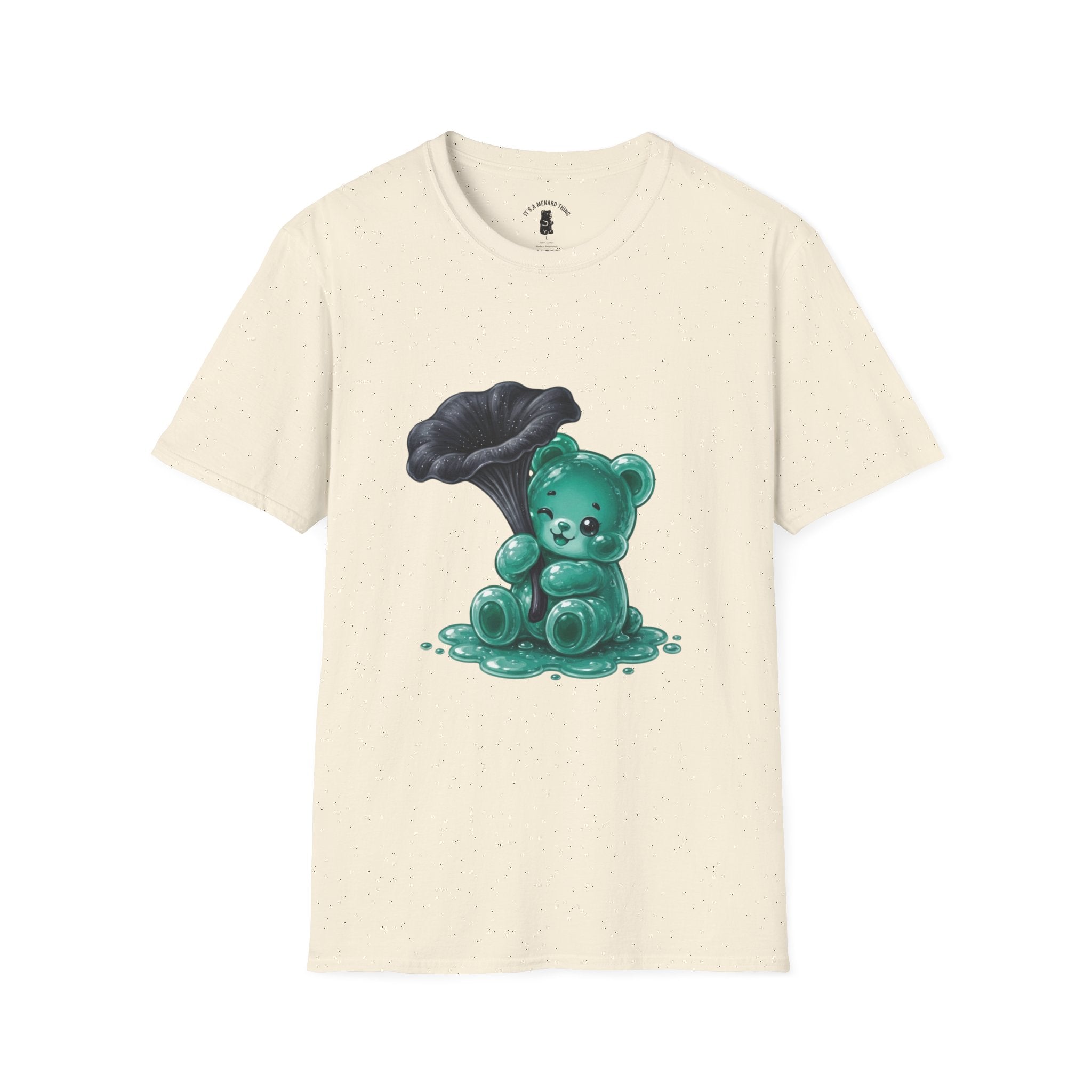 Black Trumpet Mushroom, Teal Special Oozy Bear Gummy Special- Graphic Shirt